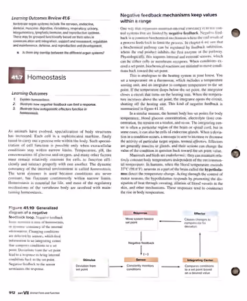 Textbook p. 912: 41.7 Homeostasis