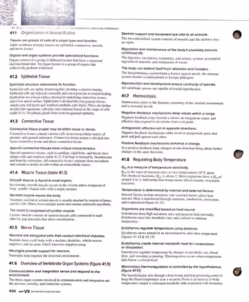 Textbook p. 920: Chapter Review (41.1-41.8 summary)