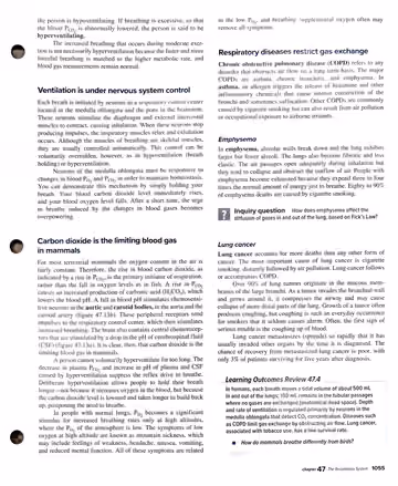 Textbook p. 1055: 47.4 Structures, Mechanisms, and Control of Ventilation in Mammals