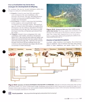Textbook p. 1137: 51.2 Vertebrate Fertilization and Development