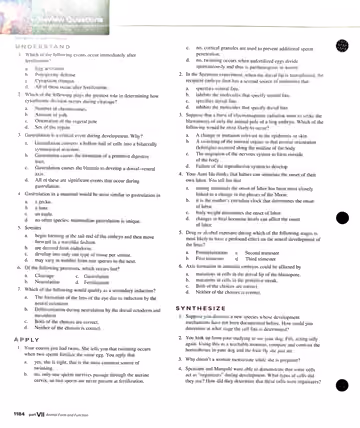 Textbook p. 1184: Review Questions