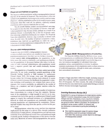 Textbook p. 1221: 54.2 (cont.) Populations: Groups of a Single Species in One Place