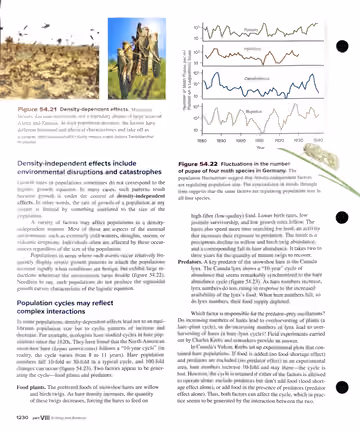 Textbook p. 1230: 54.6 (cont.) Factors That Regulate Populations