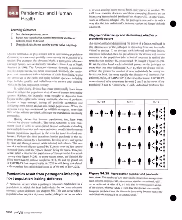 Textbook p. 1236: 54.8 Pandemics and Human Health