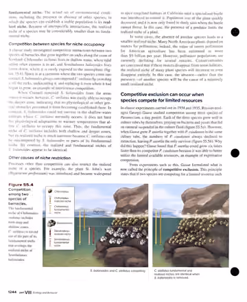 Textbook p. 1244: 55.2 The Ecological Niche Concept (cont.)