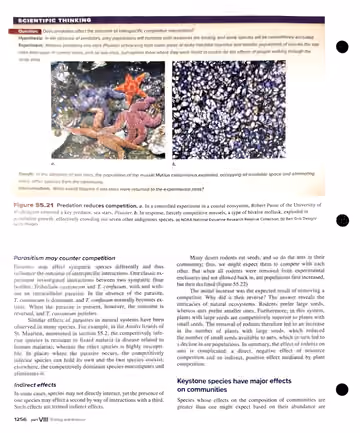 Textbook p. 1256: 55.4 The Many Types of Species Interactions (cont.)