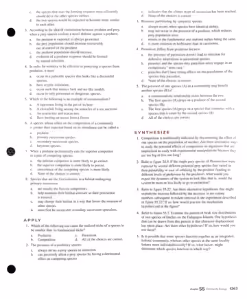 Textbook p. 1263: End-of-chapter Review Questions: UNDERSTAND, APPLY, SYNTHESIZE