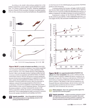 Textbook p. 1279: 56.3 (cont.) Trophic-Level Interactions